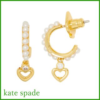 ケイトスペードニューヨーク(kate spade new york)の新品ケイトスペードkate spadeハートピアス(ピアス)