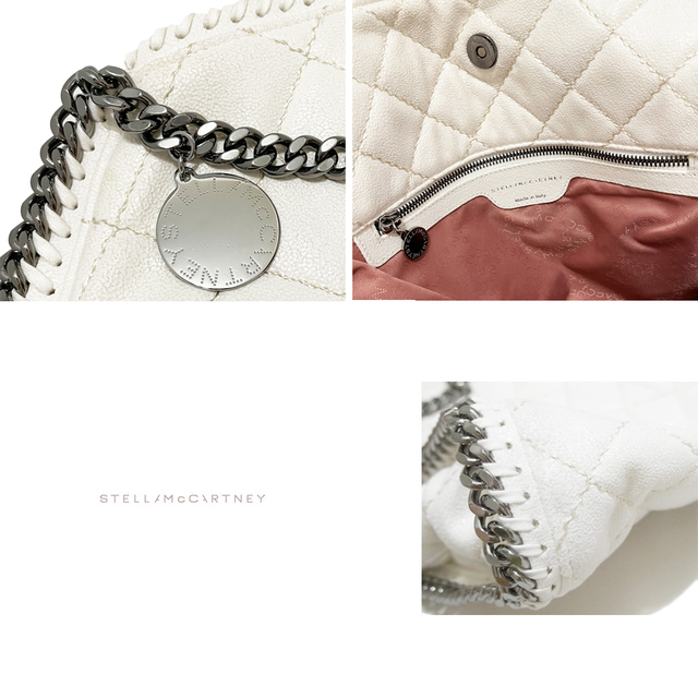 Stella McCartney(ステラマッカートニー)の新品ステラマッカートニー ファラベラ チェーントートバッグS白 レディースのバッグ(トートバッグ)の商品写真