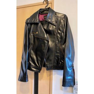 ドスチ(DOSCH)のライダースジャケット レザージャケット 黒 バイク(ライダースジャケット)