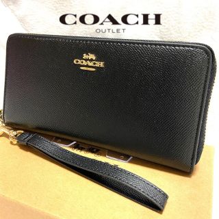 コーチ(COACH)のギフト⭕️ コーチ 財布 新作 クロスグレインレザー メンズレディス(長財布)