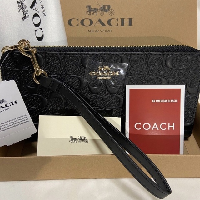 COACH - ギフト⭕️ コーチ 財布 新作 本革シグネチャー メンズ