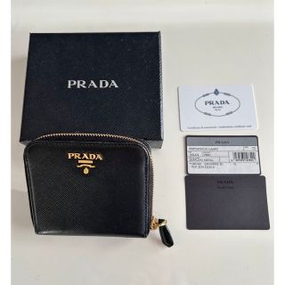 プラダ(PRADA)のPRADAサフィアーノレザー 二つ折財布 (財布)