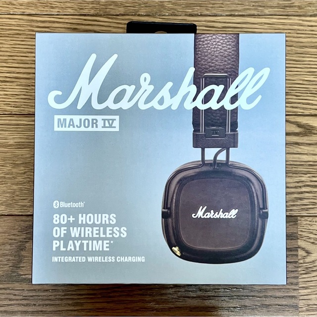 【新品未開封】Marshall MAJOR Ⅳ BROWN スマホ/家電/カメラのオーディオ機器(ヘッドフォン/イヤフォン)の商品写真