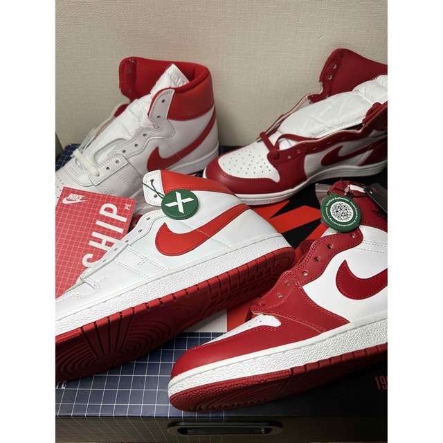 100 %品質保証 エアジョーダン1 - NIKE レトロ パック "ニュービギングス エアシップ & ハイ スニーカー 100 %品質保証 エアジョーダン1 - NIKE レトロ パック "ニュービギングス エアシップ & ハイ スニーカー