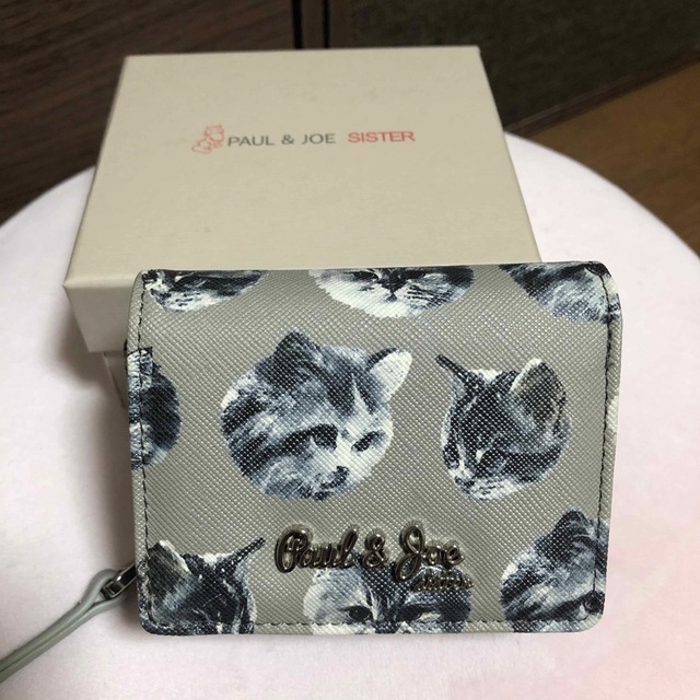 PAUL & JOE SISTER(ポール&ジョーシスター)のPaul & JOE sister 三つ折財布 猫 レディースのファッション小物(財布)の商品写真