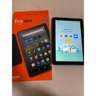 アンドロイド(ANDROID)のAmazon Fire HD 8 ブルー タブレット 32GB B07WJSJ2(タブレット)