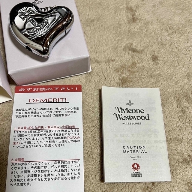 Vivienne Westwood(ヴィヴィアンウエストウッド)の【ヴィヴィアンウェストウッド】ライター  ハート メンズのファッション小物(タバコグッズ)の商品写真