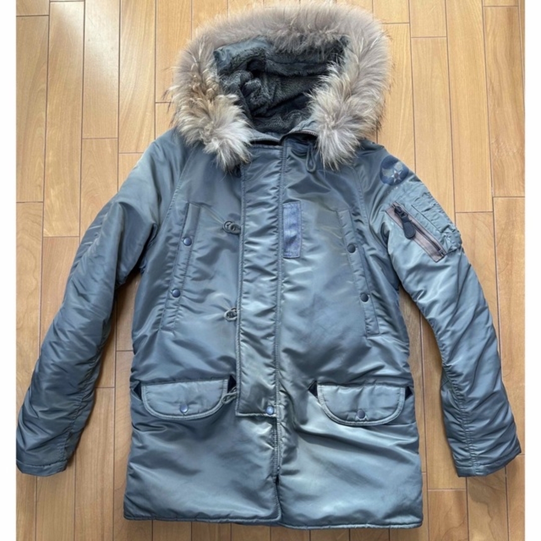 N3B N-3B PARKA L USAF 米軍リアルファーN3-B ステンシル | フリマアプリ ラクマ