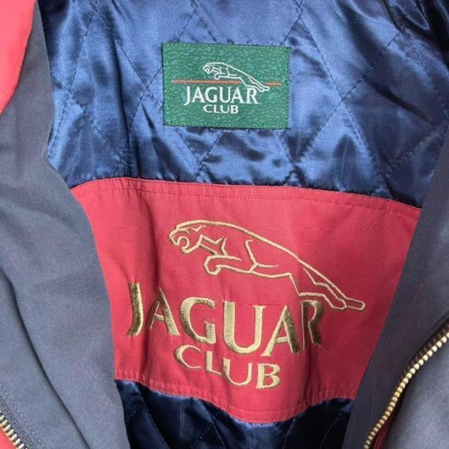 Jaguar(ジャガー)の90's JAGUAR CLUB ジャガークラブ ロゴ刺繍ドリズラージャケット メンズのジャケット/アウター(ブルゾン)の商品写真