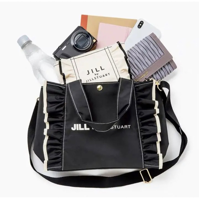 JILL by JILLSTUART(ジルバイジルスチュアート)の新品 JILL by JILLSTUART フリルトートバッグ レディースのバッグ(トートバッグ)の商品写真