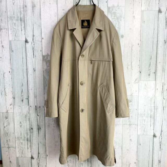 LANVIN - 80's Lanvin ランバン 黒タグ ヴィンテージ チェスター LANVIN - 80's Lanvin ランバン 黒タグ ヴィンテージ チェスター
