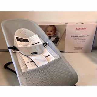 ベビービョルン(BABYBJORN)のベビービョルン バウンサー    バランスソフト Air メッシュ素材　グレー(その他)