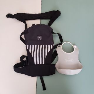 ベベ(BeBe)の【美品】Bebepocket プレミアムメッシュブラック 5WAY抱っこ紐(抱っこひも/おんぶひも)