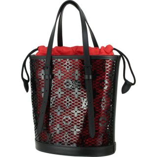 ルイヴィトン(LOUIS VUITTON)のルイヴィトン ショルダーバッグ ブラック 赤 レディース 新品 5-2-6a(ショルダーバッグ)