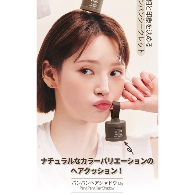 エチュードパンパンヘアシャドウヘアランブラウン01 コスメ/美容のヘアケア/スタイリング(ヘアケア)の商品写真