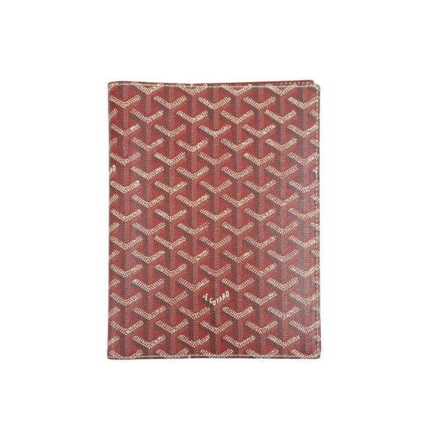 国産】 ゴヤール GOYARD - GOYARD 手帳カバー 44312 中古 美品 レッド