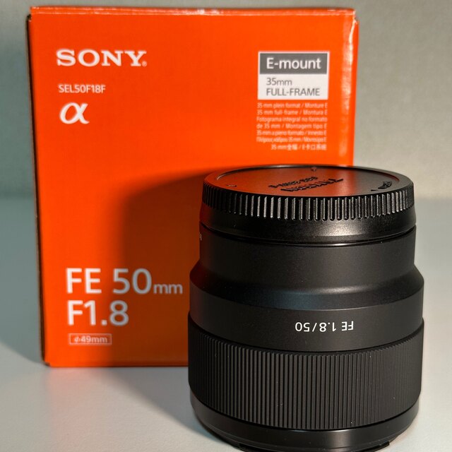 SONY  Eマウントレンズ FE 50F1.8186gF値