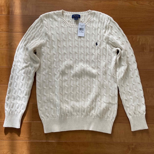新品 ラルフローレン コットンケーブルニット コットンセーター US購入