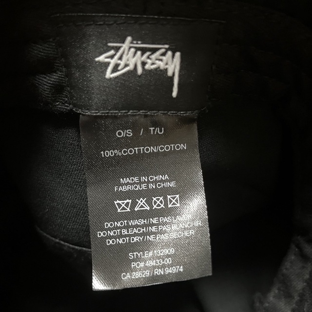 STUSSY(ステューシー)の【もなか様専用】STUSSY ステューシー　ハット　ブラック レディースの帽子(ハット)の商品写真