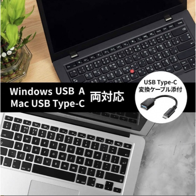 IODATA(アイオーデータ)のIOデータHDMI 4K USB-C＋USB-A 変換 GV-HUVC/4K スマホ/家電/カメラのPC/タブレット(PC周辺機器)の商品写真