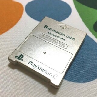 プレイステーション2(PlayStation2)のプレイステーション2　メモリーカード(家庭用ゲーム機本体)