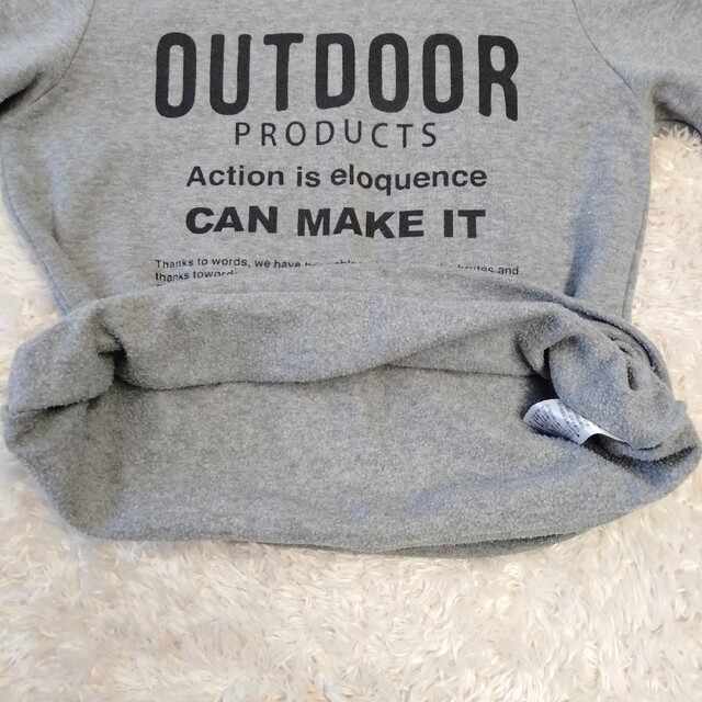 OUTDOOR PRODUCTS - 美品 アウトドア パーカー 裏起毛トレーナー