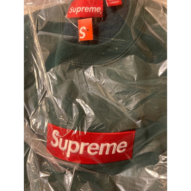 Sサイズ】SupremeBox Logo Crewneck Dark Pine 総合ランキング1位受賞
