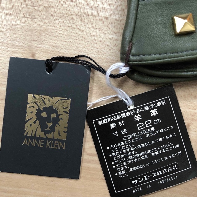 ANNE KLEIN(アンクライン)の未使用品　アンクライン　羊皮　手袋 レディースのファッション小物(手袋)の商品写真