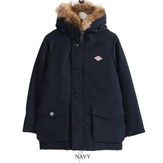 ダントン(DANTON)の【定価47080円】クリーニング済美品ダントンダウンコートネイビーファーフード(ダウンコート)