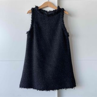 ザラキッズ(ZARA KIDS)のZARA KIDSツイードラメワンピース(ワンピース)