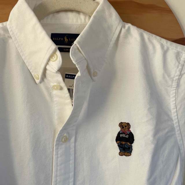 Ralph Lauren(ラルフローレン)のラルフローレン　ポロベア　スリムフィット　シャツ　ボタンダウン レディースのトップス(シャツ/ブラウス(長袖/七分))の商品写真