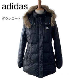 アディダス(adidas)のadidas アディダス☆フード付き ダウンコート ジャケット(ダウンコート)