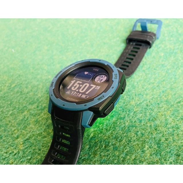 GARMIN Instinct Tide Black/Blue腕時計(デジタル)