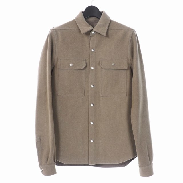 激安本物 20AW owens Rick - Owens Rick ウール ベージュ 46 ブルゾン
