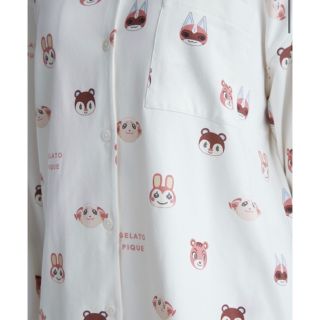 gelato pique - 【新品】ジェラートピケ あつ森 キャラクター柄シャツ