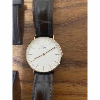 ダニエルウェリントン(Daniel Wellington)の【値下げ】ダニエルウェリントン　時計（替ベルト付き）(腕時計)