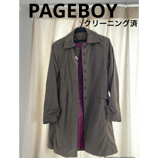 PAGEBOY(ページボーイ)のページボーイ　ジャケット　ロングコート　モッズコート　トレンチコート　秋春 レディースのジャケット/アウター(トレンチコート)の商品写真