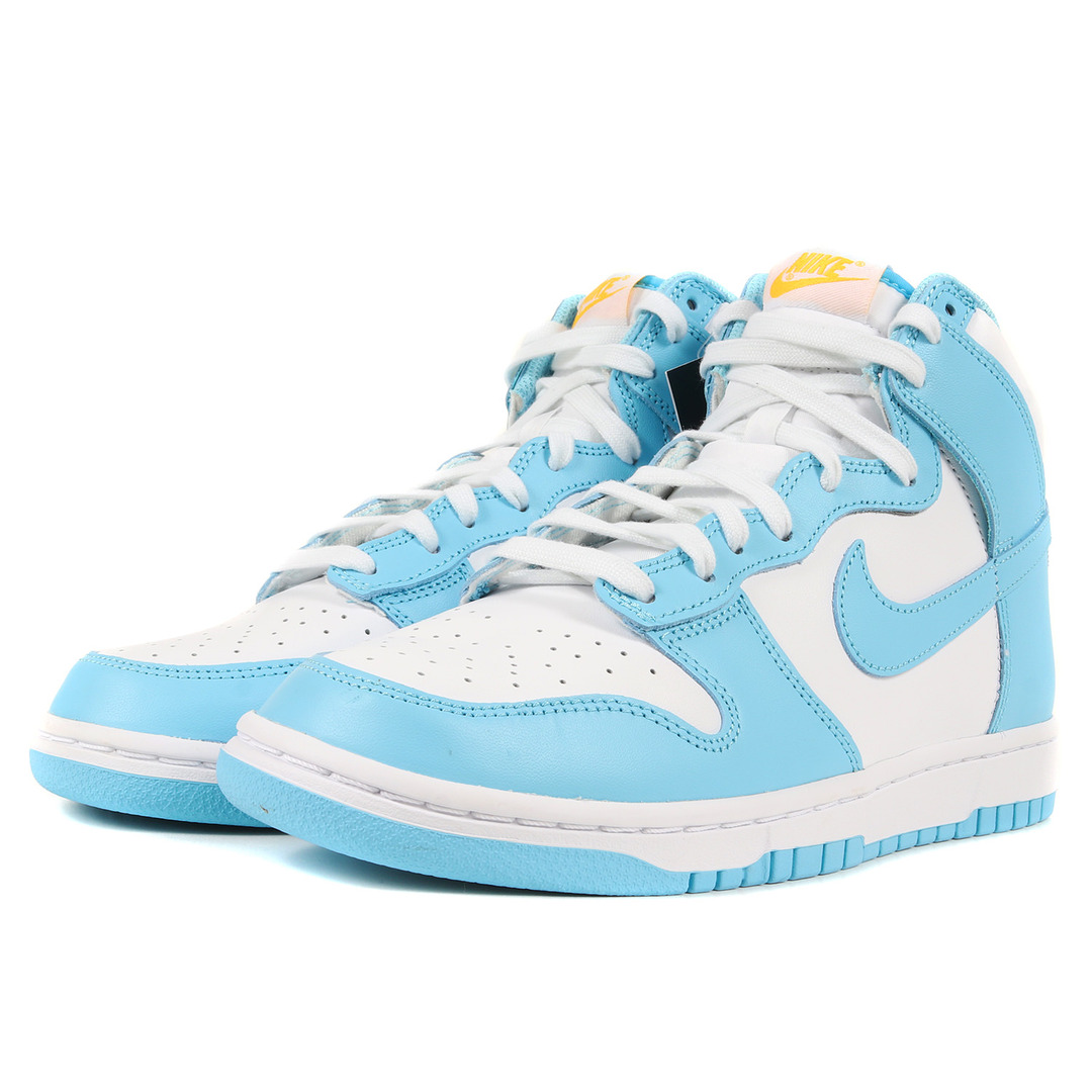 NIKE ナイキ スニーカー サイズ:27.0cm DUNK HI RETRO BLUE CHILL (DD1399-401) 2022年 ダンク ハイ レトロ ブルーチル ホワイト 青 白 US9 シューズ 靴 【メンズ】【K3586】