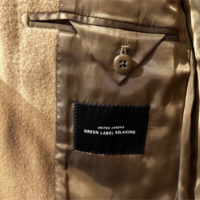 UNITED ARROWS green label relaxing(ユナイテッドアローズグリーンレーベルリラクシング)のHiro様専　ﾕﾅｲﾃｯﾄﾞｱﾛｰｽﾞ ｳｰﾙ･ｶｼﾐｱ/ﾁｪｽﾀｰｺｰﾄ  メンズのジャケット/アウター(チェスターコート)の商品写真