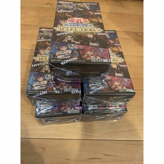 新品未開封 遊戯王 セレクション5 5BOX 新品未開封 遊戯王 セレクション5 5BOX