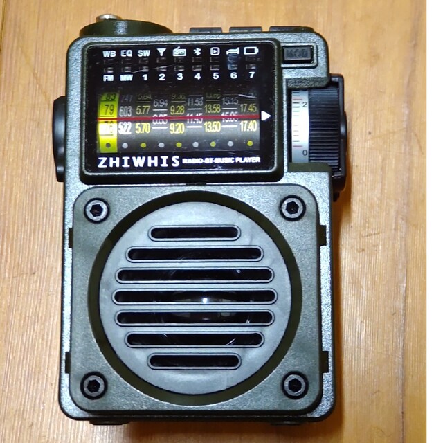 スピーカーラジオ　MP3プレイヤー スマホ/家電/カメラのオーディオ機器(ラジオ)の商品写真