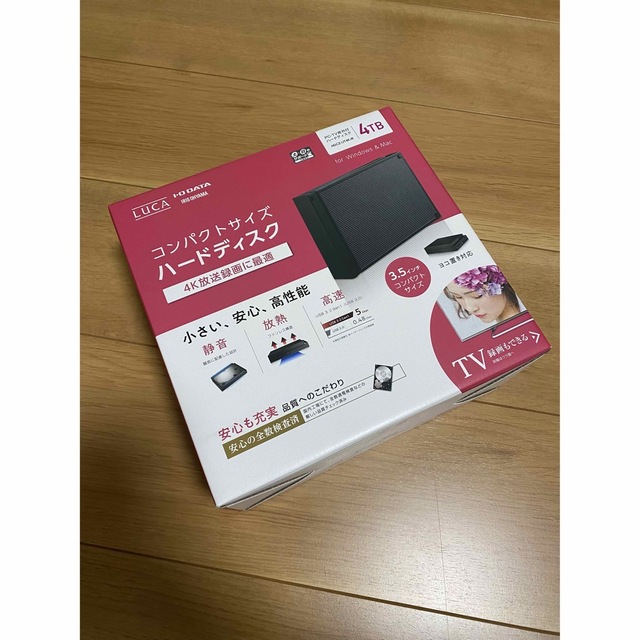 テレビ録画 4TB HDD IO DATA LUCA ハードディスク