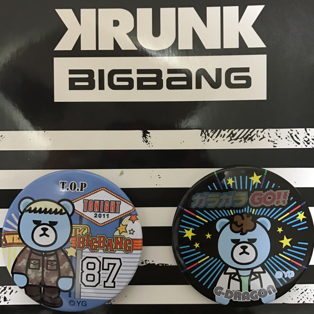 BIGBANG(ビッグバン)のBIGBANG 缶バッチ エンタメ/ホビーのタレントグッズ(アイドルグッズ)の商品写真