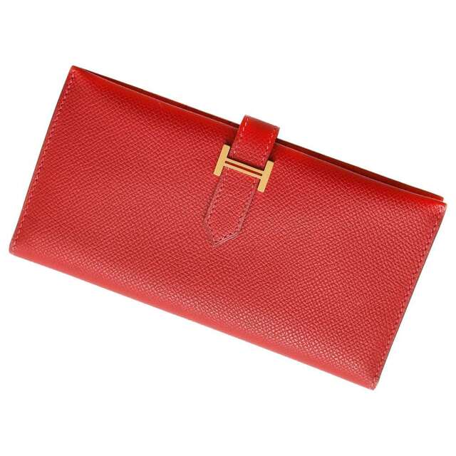 税込) ベアンクラシック 長財布 エルメス - Hermes ルージュヴィフ