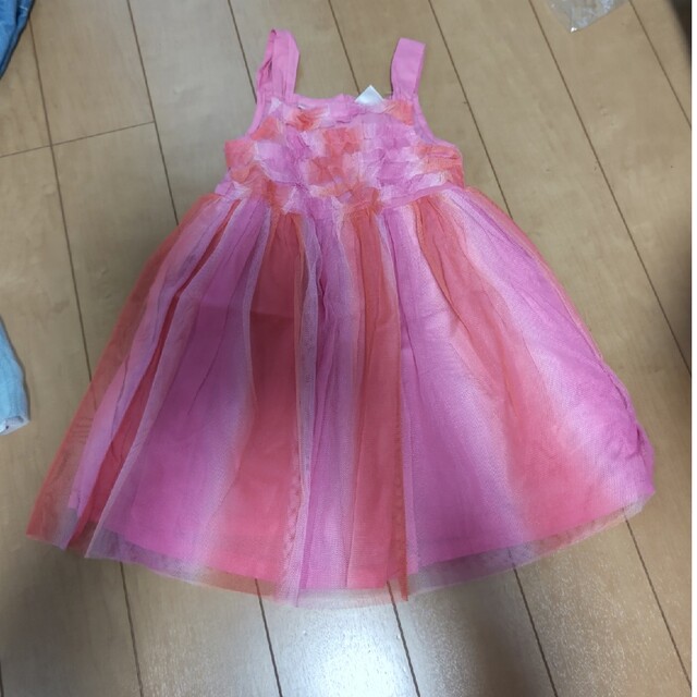 90サイズワンピース ベビザラス キッズ/ベビー/マタニティのキッズ服女の子用(90cm~)(ワンピース)の商品写真