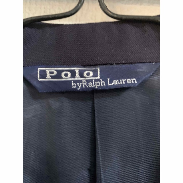 POLO RALPH LAUREN(ポロラルフローレン)の【美品】 ラルフローレン 紺ブレ 金ボタン テーラードジャケット ダブル 90s メンズのジャケット/アウター(テーラードジャケット)の商品写真