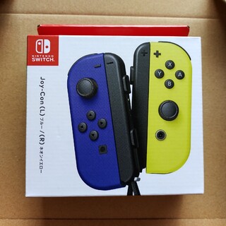 ニンテンドースイッチ(Nintendo Switch)の【新品•未開封】Joy-Con (L) ブルー/(R) ネオンイエロー(家庭用ゲーム機本体)