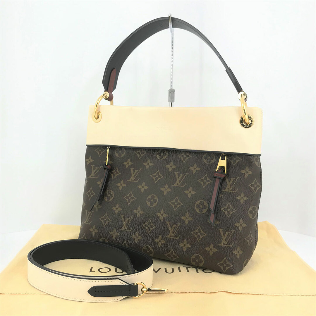 超美品 未使用に近い 保存袋付き ストラップ付き LOUIS VUITTON ルイ・ヴィトン テュイルリーブサス M43576 モノグラム  2WAYバッグ ハンドバッグ ショルダーバッグ ブラウン