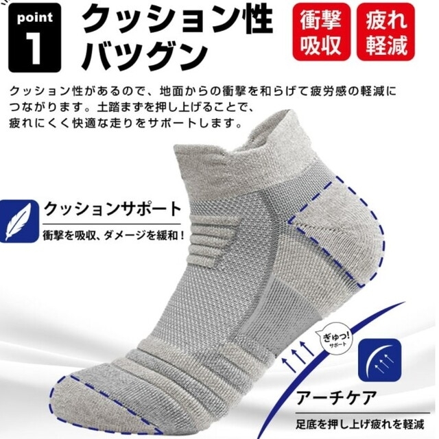 さくらさん専用』スポーツソックス 新品未使用 3足セットの通販 by