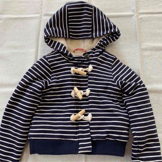 プチバトー(PETIT BATEAU)のプチバトー　ボア付き　アウター　95センチ(コート)